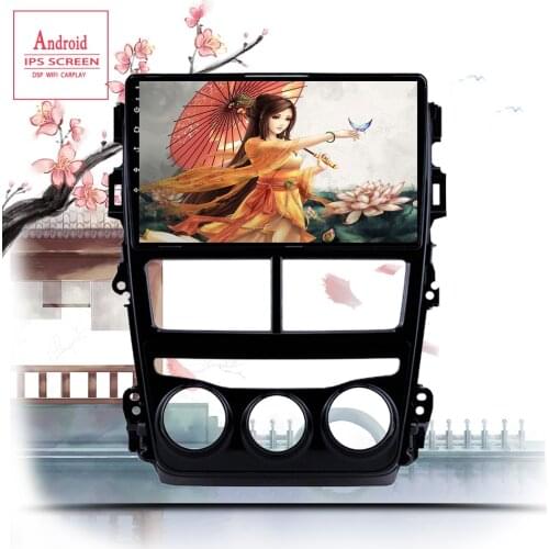9'' 2 Din No 2 Din Auto Car Radio for Toyota Vios Yaris 2018 2019 2020 GPS Multimeida Video Player DVD IPS Wifi Android 10.0