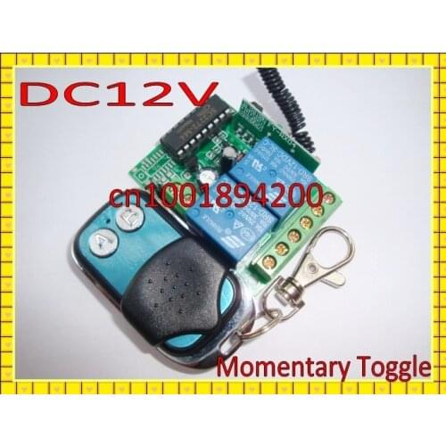 Free Shipping 12V 2CH RF Wireless Remote Control Switch Transmitter & Receiver Security System for Light/electronics T4 M4