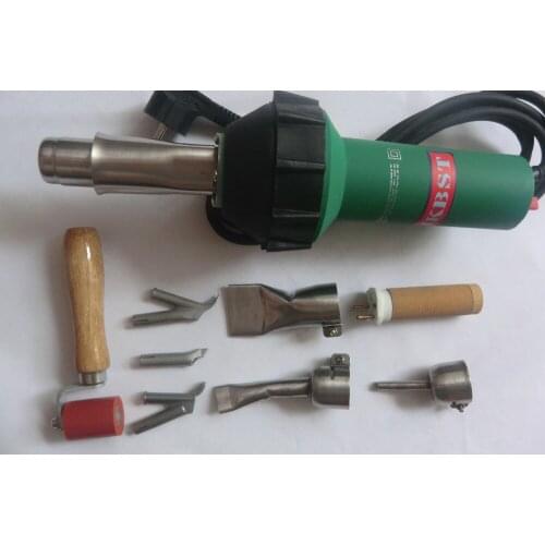 EMS/DHL fast shipping 1600W 220v Handheld Hot Air Plastic Welder Gun Vinyl welding Heat Gun FREE gift 1600w heat element+Nozzle