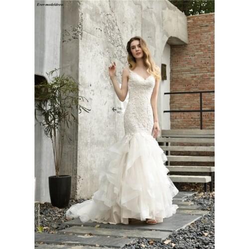 Ever-modeldress Mermaid Silhouette Wedding Dresses