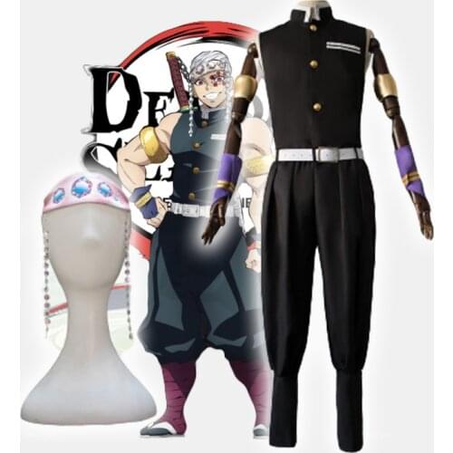 Kimetsu no Yaiba Demon Slayer Cosplay Costume Uzui Tengen Nezuko Agatsuma Zenitsu Tomioka Giyuu Muzan Cosplay anime