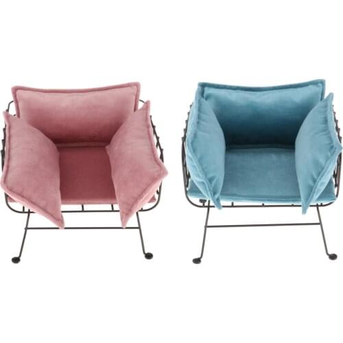 1:6 Sofa Miniature Miniature Furniture Ornaments House Furniture 1/6 Scale for 12" Custom Figure Scene