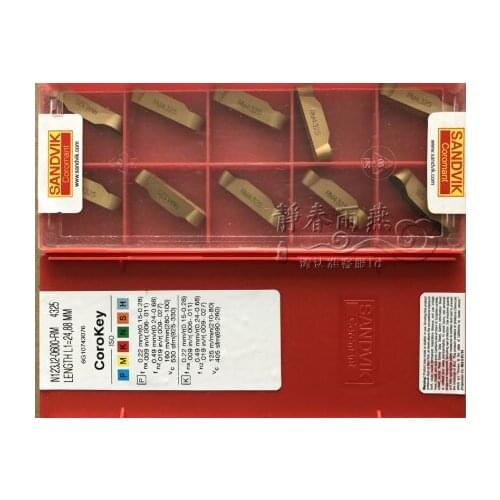 ORIGINAL 10PCS CARBIDE INSERT N123J2-0600-RM4325