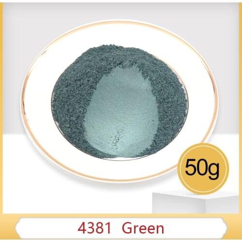 50g Pearl Powder Pigment Acrylic Paint Powder Dark Green for Craft Art Automotive Painting Soap Dye