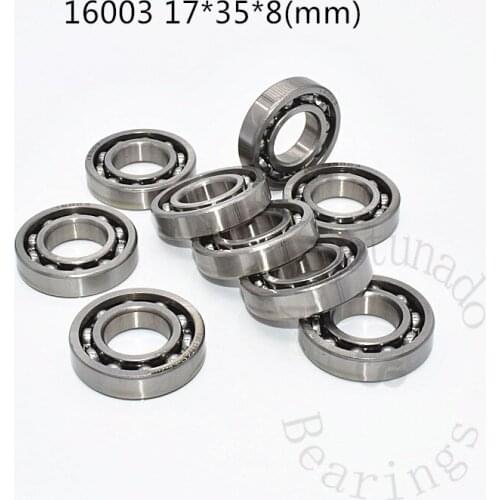 16003 17*35*8(mm) 1Piece bearing ABEC-5 16003 chrome steel deep groove bearing