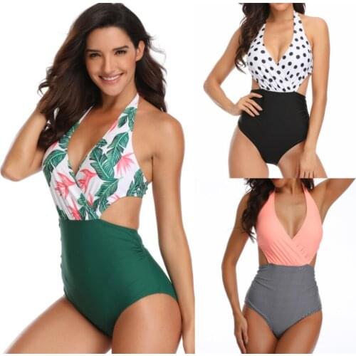 Sexy One Piece Swimsuit Thong Bikini 2021 Swimwear Women Bathing Suit Swim Wear Monokini Beachwear Swimming Suit S~XXL