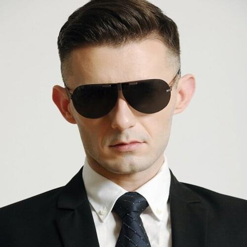 Luxury Folding TR90 One Piece Sun Glasses For Men Protable Brand Oversized Driving Cool Women Sunglasses Eyewear 8101Y