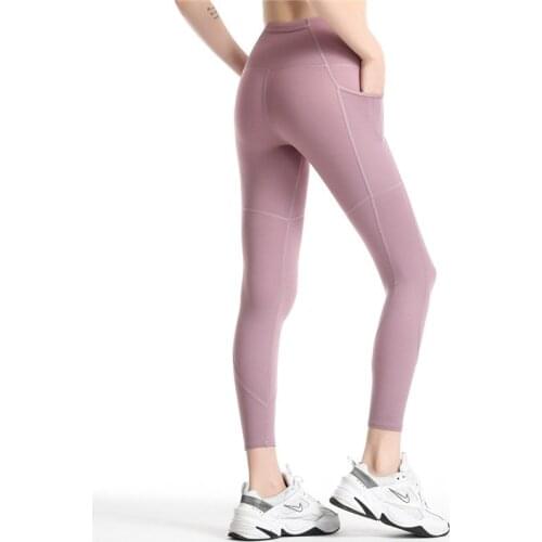 Sports Pants For Women Stretch Yoga Leggings With Pocket Fitness Leggings Training Tights Gym Clothings Workout Sports Leggings