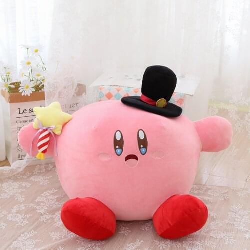 Magic Kirby Plush Toy Kawaii Game Peripheral Stuffed Doll Soft Sofa Cushion Lovely Room Decorate Bed Pillow Gift For Children