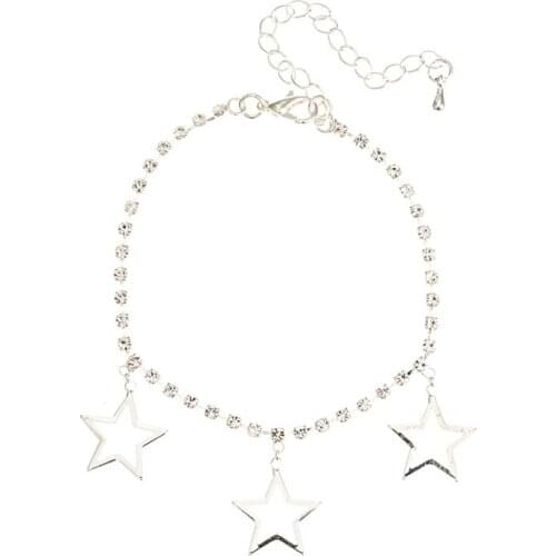 YFJEWE Vintage Silver color Anklet Female Bohemian cheville Boho Charm Jewelry Infinity Ankles Bracelets for Woman A016