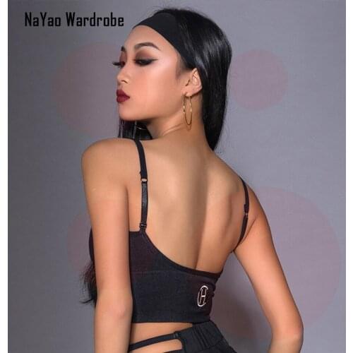 2021 New DS012 Women Latin Dance T Shirt Bare Back Shoulder Latin Dancing Tops for Samba Tango Chacha Belly Performamnce