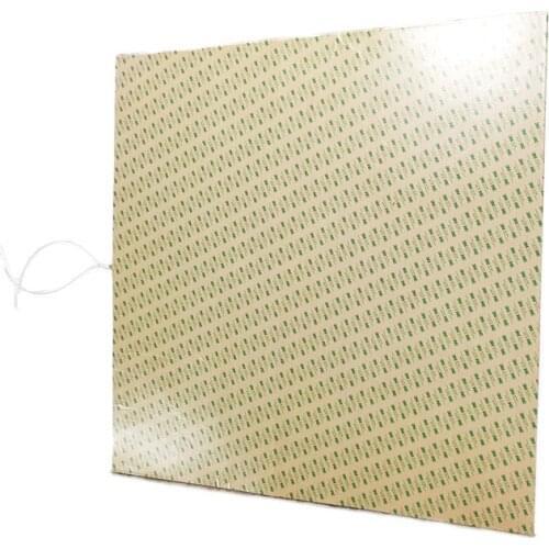 1000*1000*1.5mm 120v 2200w Big Size Heat Bed for 3d printer adhesive 1 side 300mm lead wire come out from middle of 1 side
