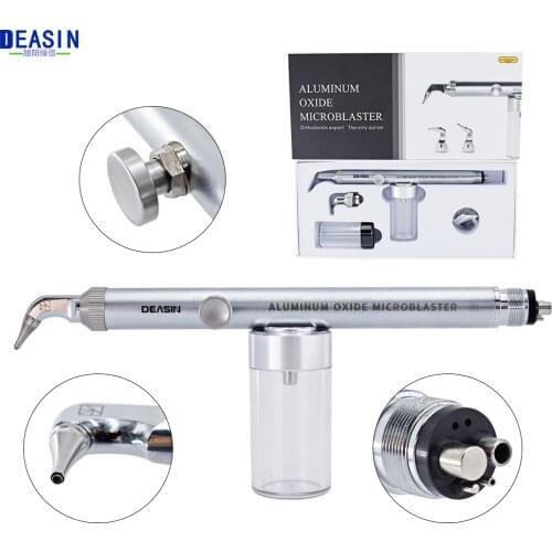 DEASIN 2in1 Dental Aluminum Oxide Micro blaster/Dental Alumina Air Abrasion Polisher Microetcher Sandblasting With Water Spray