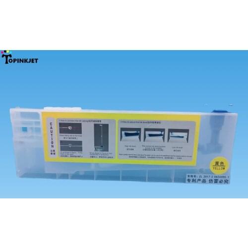 4pcs New Patented product refill ink cartridge without chips for Roland Mimaki Mutoh printer ink cartridge