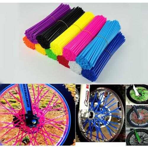 72X Motocross Dirt bike Urban Wheel Trim Tube Refit Enduro Off Road Wheel RIM Skin Cover FOR YAMAHA HONDA KAWASAKI MOTOCROSS