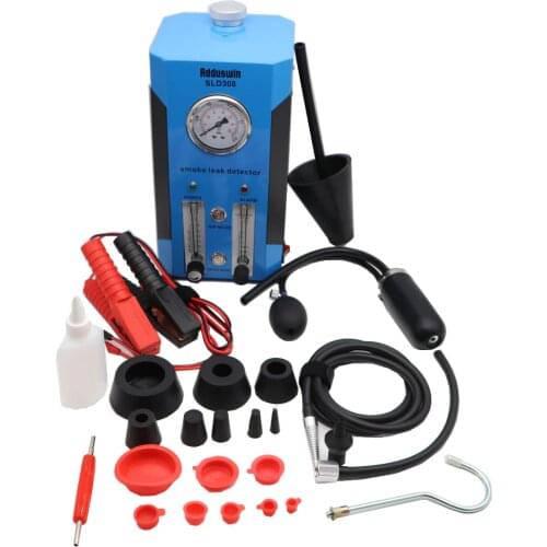 Newest SLD308 Aotomotive Smoke Machine with Air Pressure Leak Detector Car Trucks EVAP Detect Pipe Smoke Leakage Analyzer