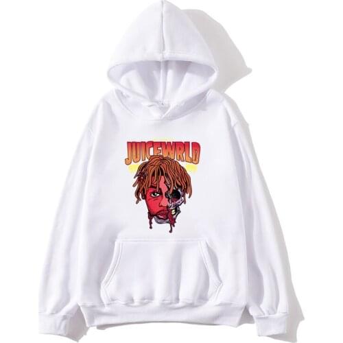 Hot Singer Juice Wrld Hoodies In Boys/girls Long Sleeve Autumn Warm Cotton Sweatshirts Hip Hop Loose Fashion High Quality Hoodie