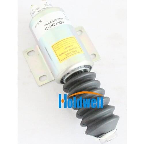Holdwell Run-on Stop Solenoid for Woodward SA-3973 24V 2370ES Genset Big Engine