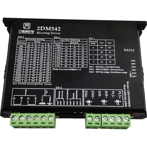 JMC genuine 2DM542-N two-phase stepper motor driver 42/57 stepper motor controller DC24V-48V 17/23 stepper motor driver