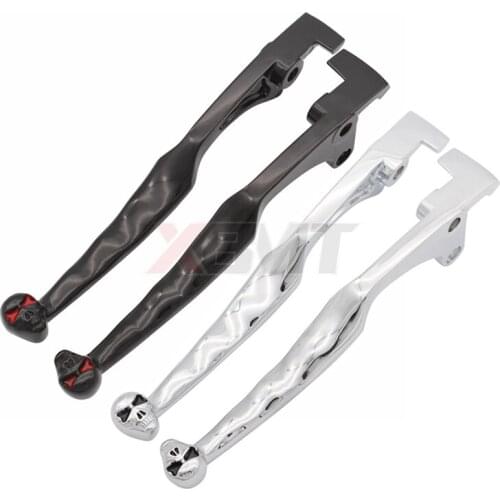 Motorcycle Skull Aluminum Brake Clutch Levers For Kawasaki Vulcan 1500 1600 VN1500 1987-2008 VN1600 2003-2009 All Models