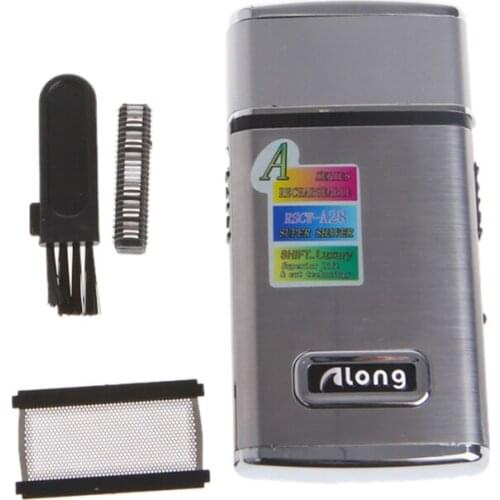 2 in 1 Stainless Steel Mens Electric Reciprocating Rechargeable Shaver Razor