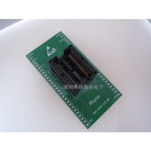 Opentop 100%New&Original ENPLAS SSOP50 spacing 0.8mm IC Burning seat Adapter testing seat Test Socket test bench in stock