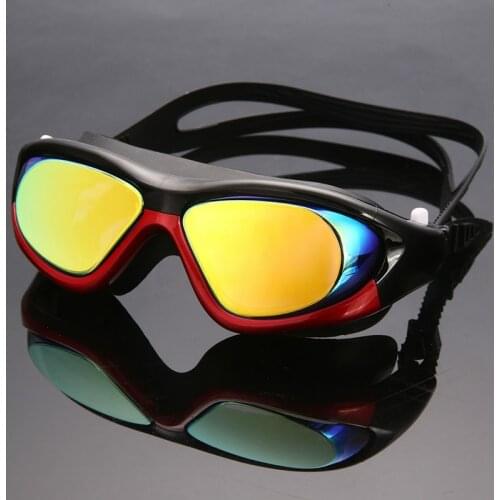 Swimming Goggles Anti-fog Swimming Pool Glasses Eyewear Waterproof Adjustable Diving Glasses With Nose Clip