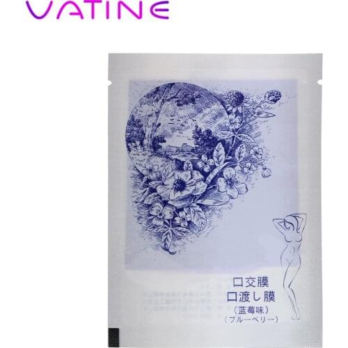 VATINE Oral Sex Film Ultra Thin Sex Products Fruit Taste Sex Toys for Couples Adult Games