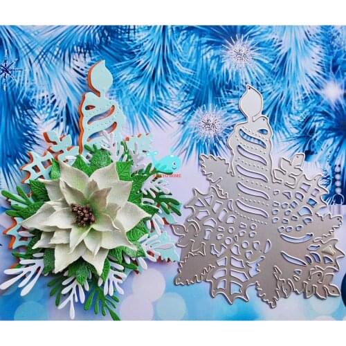 Christmas candle Metal Cutting Dies Embossing Stencils for DIY Scrapbooking Photo Album Decorative DIY Paper Cards Making Tool