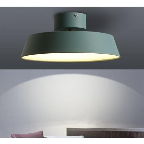 Modern Contracted Macaron Sitting Room Ceilling Lamp Creative Dining-Room Study Bedroom Led Ceilling Light