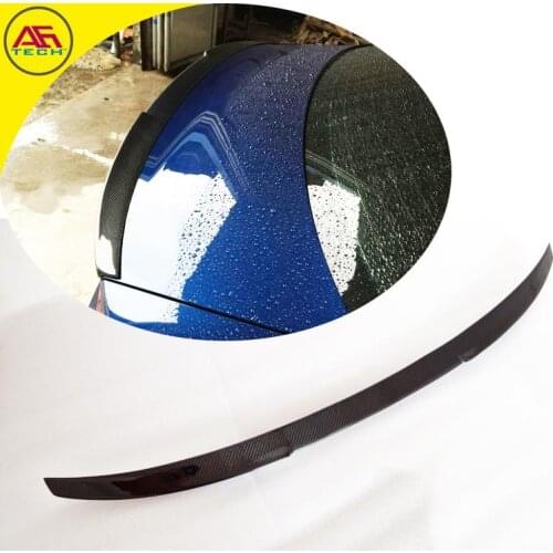 Carbon fiber M-sport style back trunk spoiler boot lip spoiler wing auto rear spoiler wing for Audi A3 S3 sedan 2013