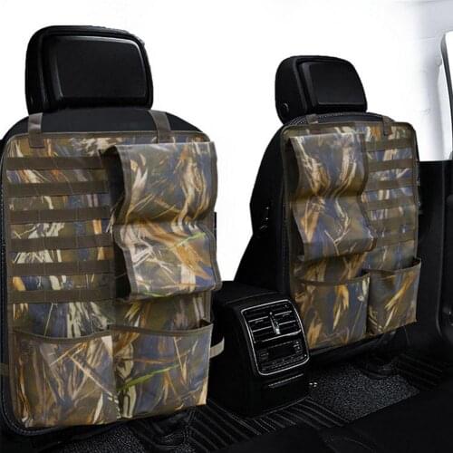 Car Front Seat Backrest Storage Bag Pocket Hunting Tactical Car Camouflage Hanging Bag