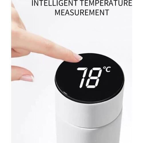 Smart Insulation Cup Digital Display Temperature Measuring Lid Accessories Custom Water Bottle Universal Glass Tea