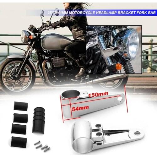 Universal Motorcycle Head Light Fork Mount Bracket Headlight Lamp Holder 35/39/41mm for Harley Kawasaki Yamaha