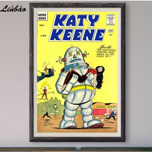 V316 1961 Katy Keene! Vintage Classic Movie Print Silk Poster Home Deco Wall Art Gift