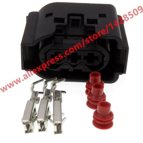 20 Sets 3 Pin Electrical Waterproof Automotive Connector For Cars Auto Wiring Harness