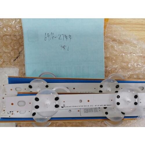 2pcs 10LED 55V0 E74739 94V-0 43” V17 ART3 strip Circuits 6916L-2744A 6916L-2743A 6916L-2867B 6916L-2867A