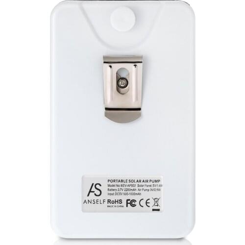 Anself 5V Solar Power/DC Charging Oxygenator Fish Tank Aquarium Air Pump Fishing Oxygen Pump Aerator with Air Stones