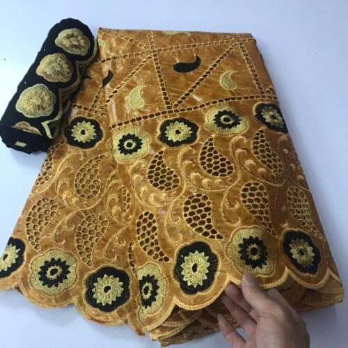 Bazin Riche Fabric High Quality 2021 Jacquard Brocade Fabric With Scarf Nigerian Dry Lace Fabric Cotton Dry Lace Fabrics 7yards