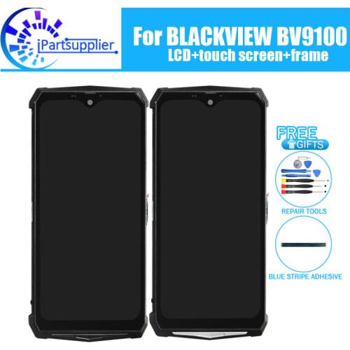 BLACKVIEW BV9100 LCD Display+Touch Screen Digitizer +Frame Assembly 100% Original New LCD+Touch Digitizer for BLACKVIEW BV9100