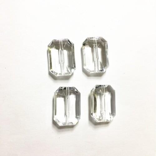 New arrival! (choose color) 31x21mm 90pcs/lot chunky clear Acrylic rectangle-shape beads for jewelry DIY (Design as shown )