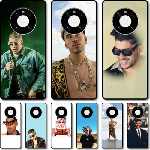 Bad bunny singer Phone Case For Huawei mate 40 30 10 20 40 8 9 Lite Z Pro RS black cell shell