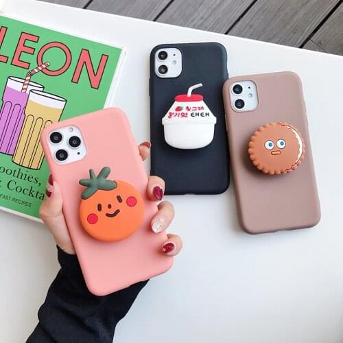 Cartoons Stand Case For Xiaomi Mi 11 Lite TPU Phone Cover for Redmi Note 10 9 Pro 9s 8 9A Mi10 10T Note 10 Lite 9T POCO X3 Capa