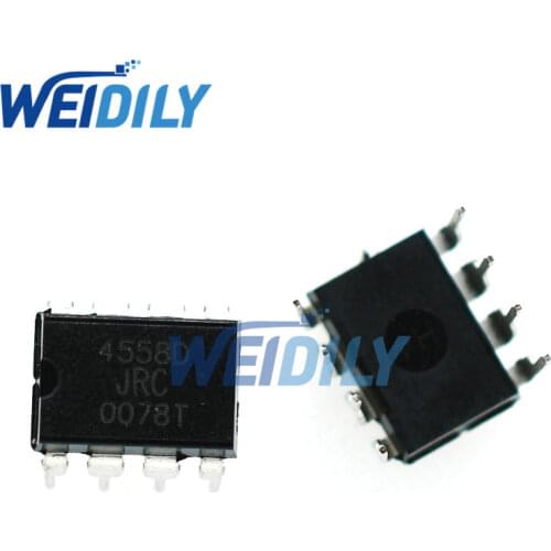 10PCS New JRC4558 4558 4558D JRC4558D DIP-8 Integrate IC Chip