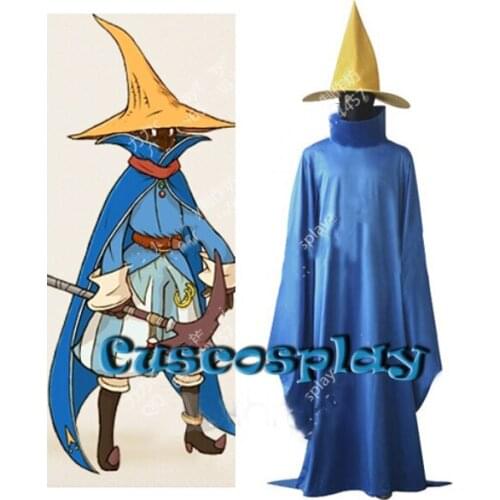 Game Final Fantasy XIV FF14 Black Mage Cosplay Costume cloak with hat outfit halloween Christmas carvinal costume for women men