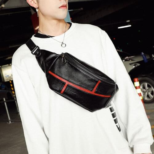 New Leather Waist Bag Men Waist Pack High-quality Mens Belt Bags Fashion Waterproof Chest Bag Travel Purse Fanny pack YB514