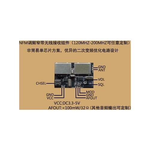 Multi-channel Receiving Module Ship Station Car Radio Receiving DTMF Wireless Transmission Module VHF Multi-channel Receiving