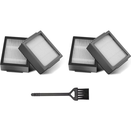 4PCS Washable Hepa Air Filters Accessroies for iRobot Roomba i7 i7+ E5 E6 Series i7 Plus Robot Vacuum Cleaner Kits Sweeper