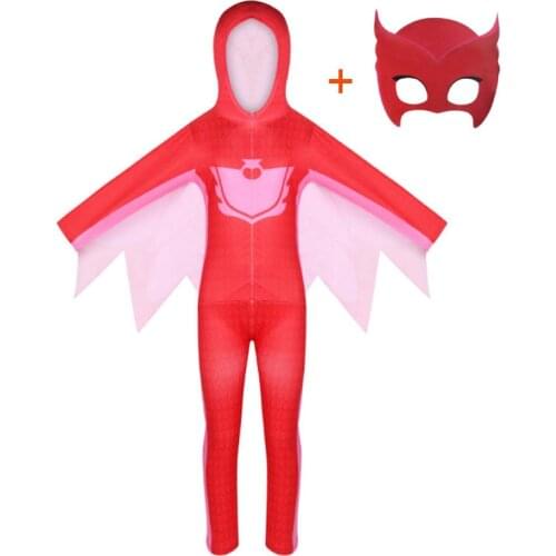 2020 new childrens Halloween cartoon hero cosplay costume + mask little hero girl show suit