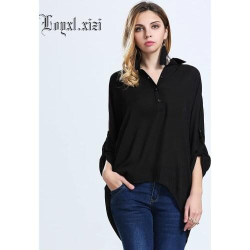 2018 Spring summer new ladies t - shirts European and American womens slim fit graceful shirt LQ0040